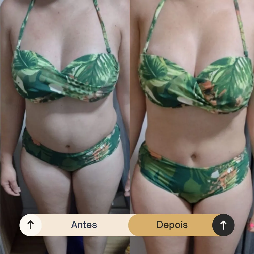 Antes e depois de aluna da RO Training